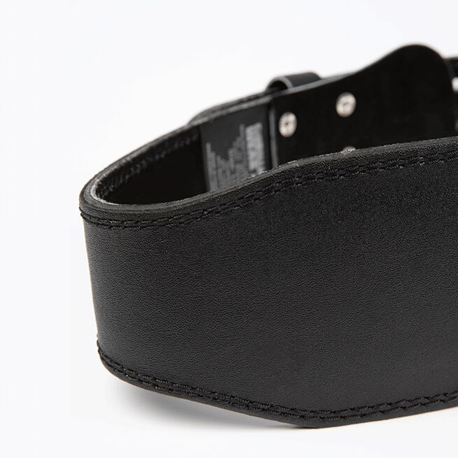 Gorilla Wear Gear 4 Inch Vadderat Lyftarbälte Läder Svart/Röd