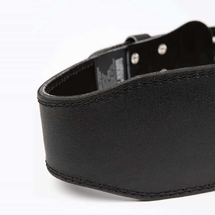 Gorilla Wear Gear 4 Inch Vadderat Lyftarbälte Läder Svart/Röd