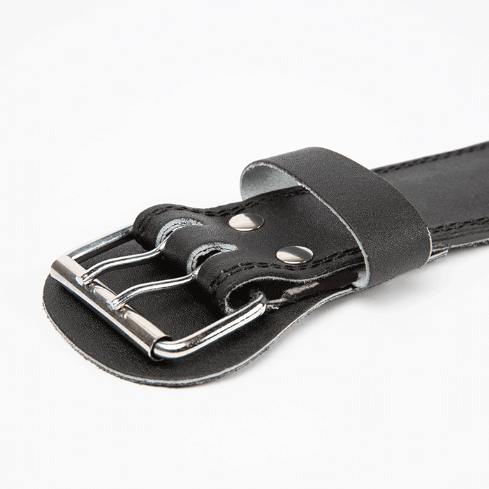 Gorilla Wear Gear 4 Inch Vadderat Lyftarbälte Läder Svart/Röd