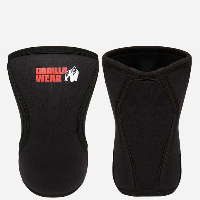Gorilla Wear Gear 5 MM Knäskydd Svart