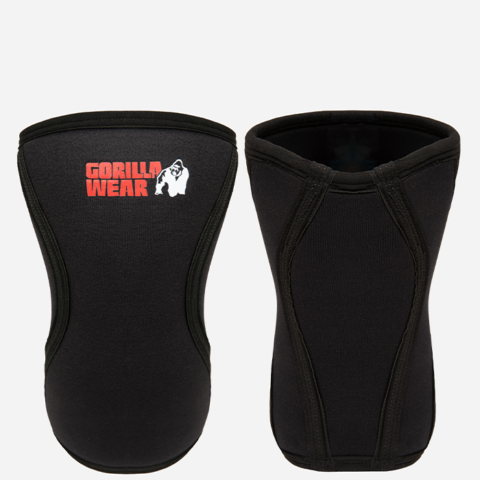 Gorilla Wear Gear 5 MM Knäskydd Svart