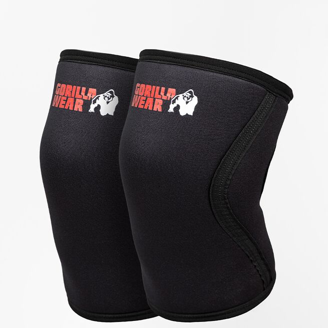 Gorilla Wear Gear 5 MM Knäskydd Svart XX-Large