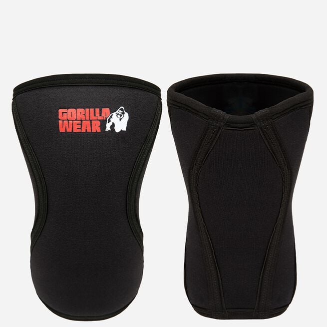 Gorilla Wear Gear 7 MM Knee Sleeves, Black