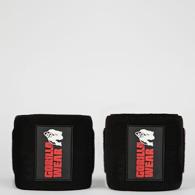 Gorilla Wear Gear Armbågsskydd Wraps Svart 1,2 m