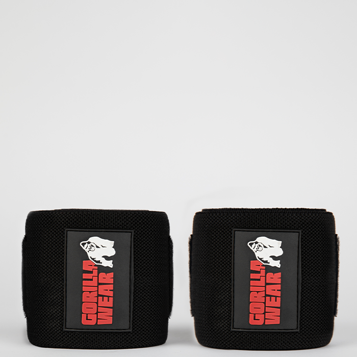 Gorilla Wear Gear Armbågsskydd Wraps Svart 1,2 m