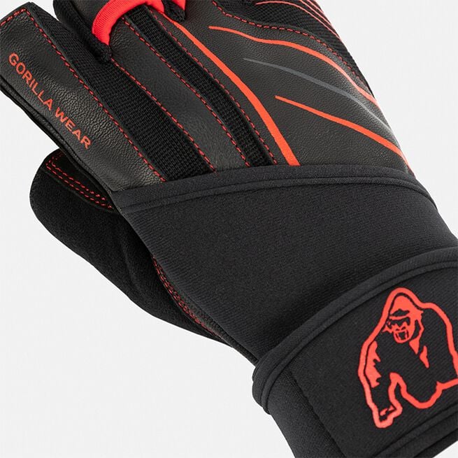 Gorilla Wear Gear Dallas Handledsstöd Handskar 2.0 Svart Röd