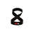 Gorilla Wear Gear Figure 8 Lifting Straps Svart