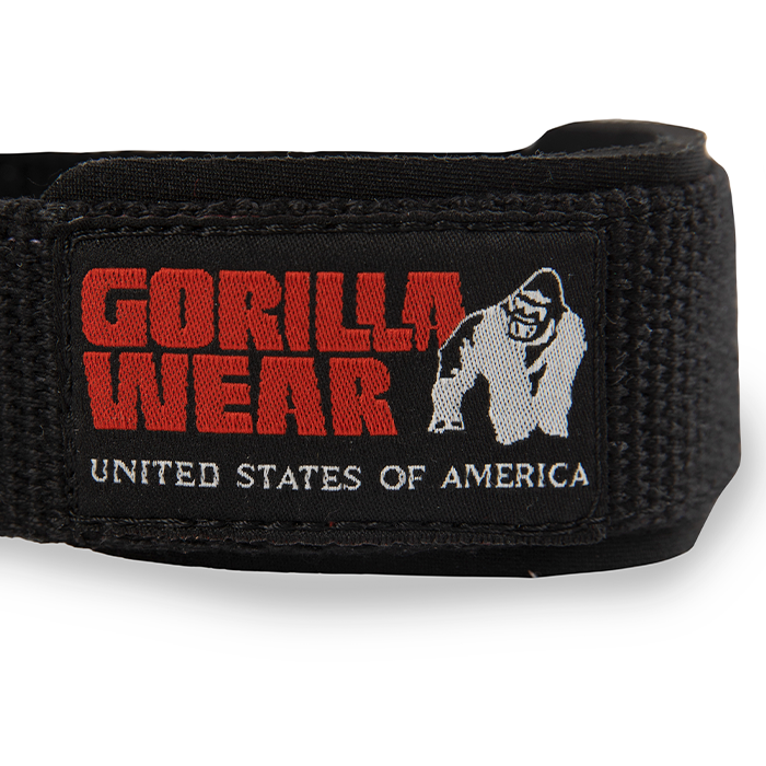 Gorilla Wear Gear Figure 8 Lifting Straps Svart