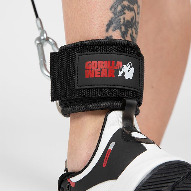 Gorilla Wear Gear Fotledsremmar Svart