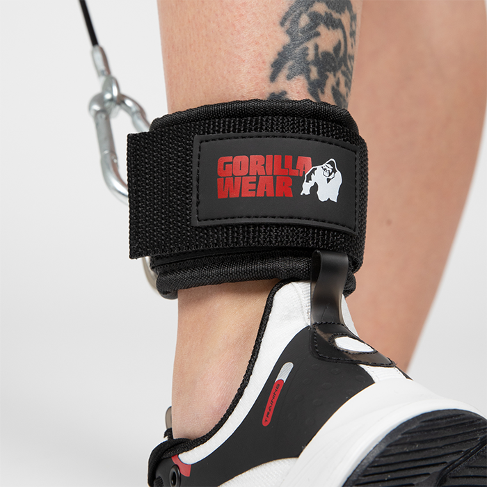 Gorilla Wear Gear Fotledsremmar Svart