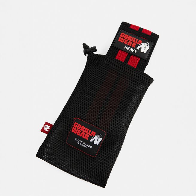 Gorilla Wear Gear Glute Band 3 Pack Svart Röd Grå