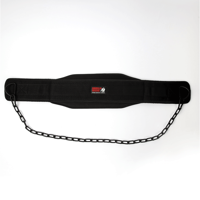Gorilla Wear Gear GW Dipsbälte Nylon Svart