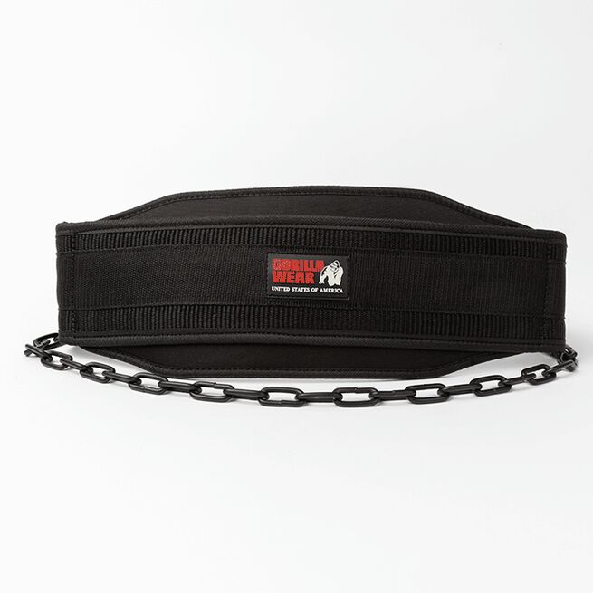 Gorilla Wear Gear GW Dipsbälte Nylon Svart