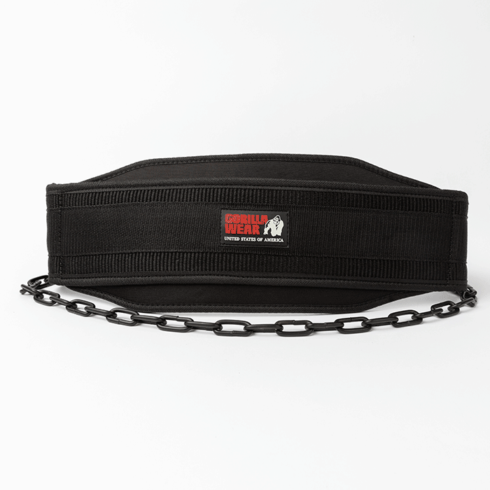 Gorilla Wear Gear GW Dipsbälte Nylon Svart