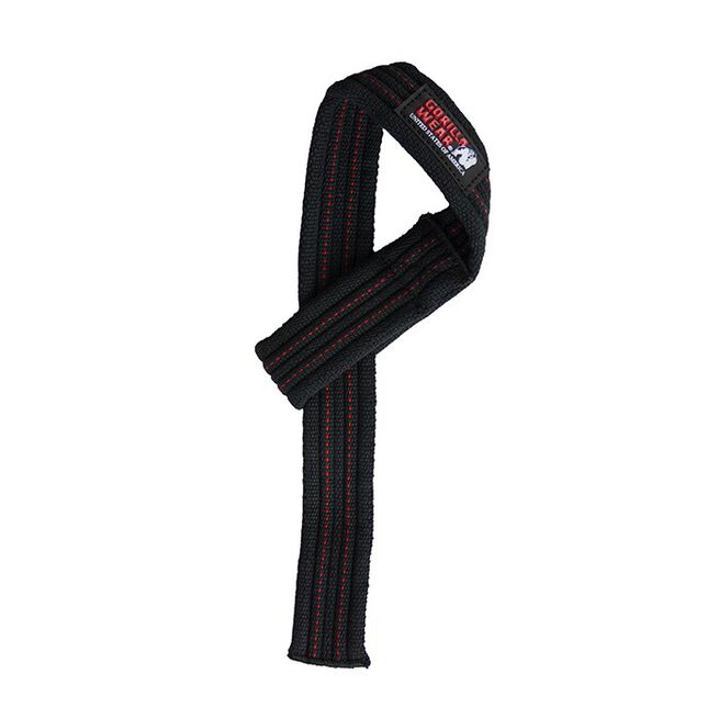 Gorilla Wear Gear Hardcore Lifting Straps Svart/Röd