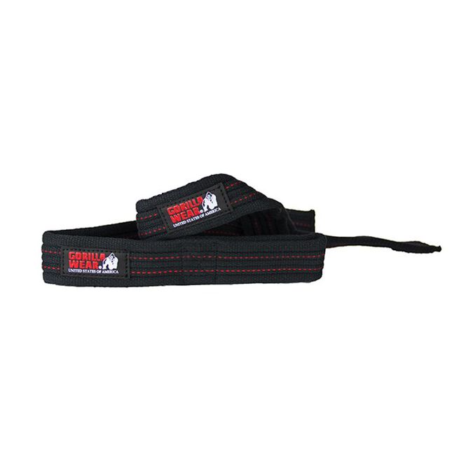 Gorilla Wear Gear Hardcore Lifting Straps Svart/Röd