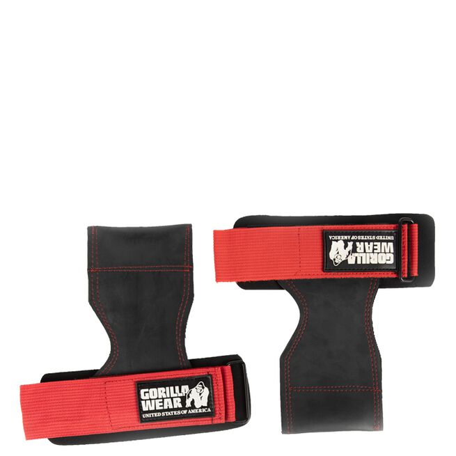 Gorilla Wear Gear Lifting Grips Svart/Röd