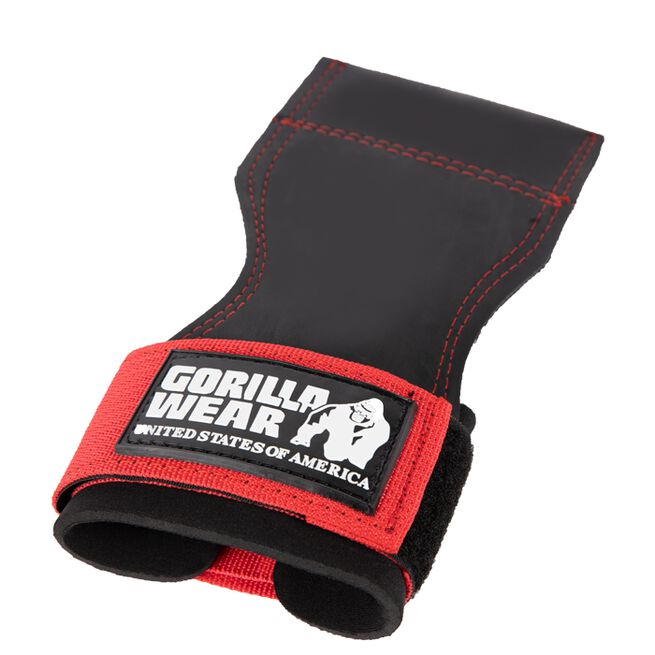 Gorilla Wear Gear Lifting Grips Svart/Röd