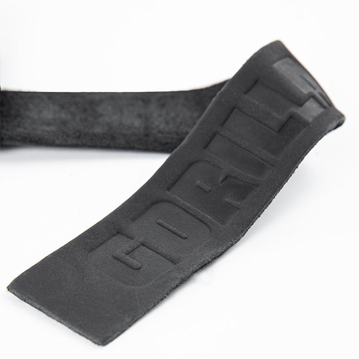 Gorilla Wear Gear Lifting Straps Läder Svart