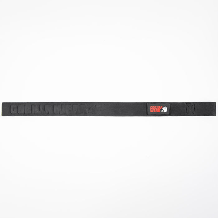 Gorilla Wear Gear Lifting Straps Läder Svart