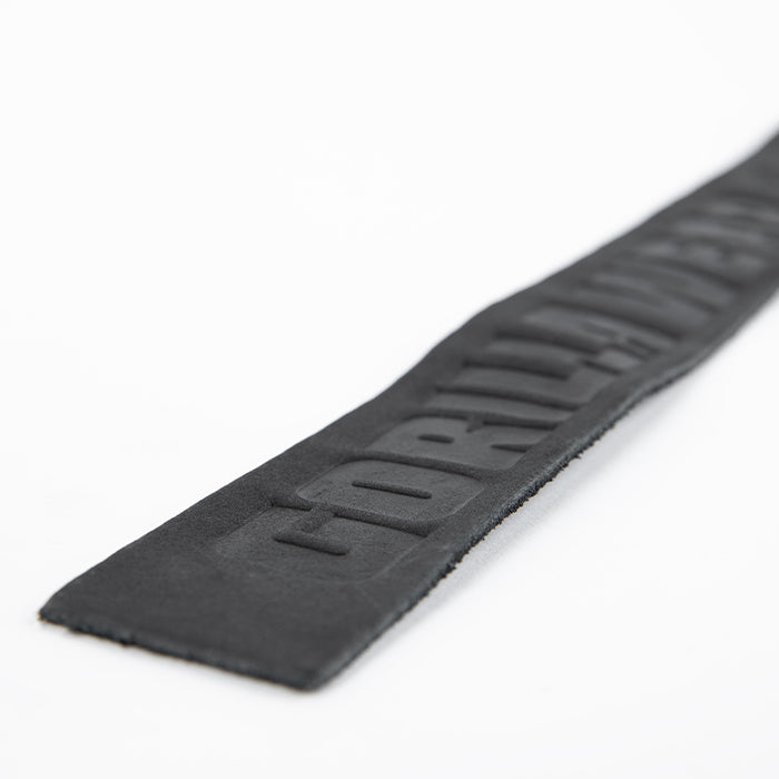 Gorilla Wear Gear Lifting Straps Läder Svart