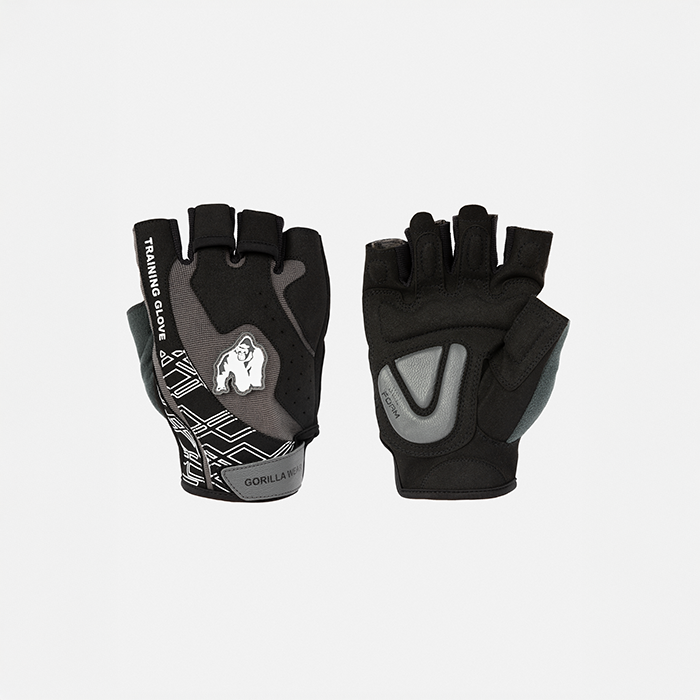 Gorilla Wear Gear Mitchell Träningshandskar 2.0 Svart Grå L