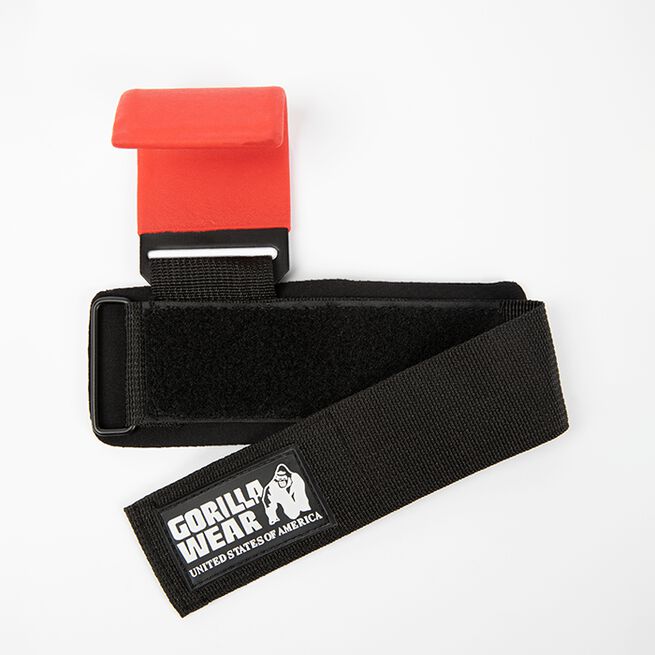 Gorilla Wear Gear Weight Lifting Hooks Svart/Röd