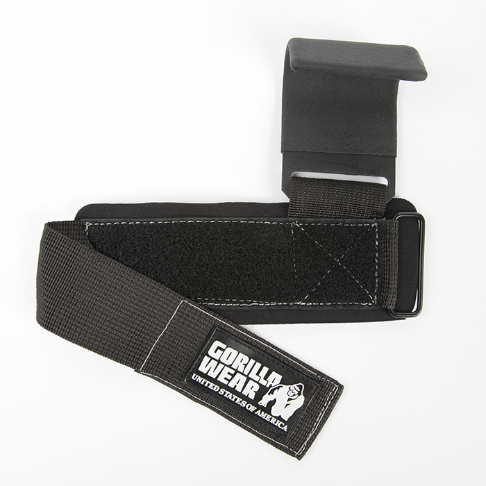 Gorilla Wear Gear Weight Lifting Hooks Svart/Vit