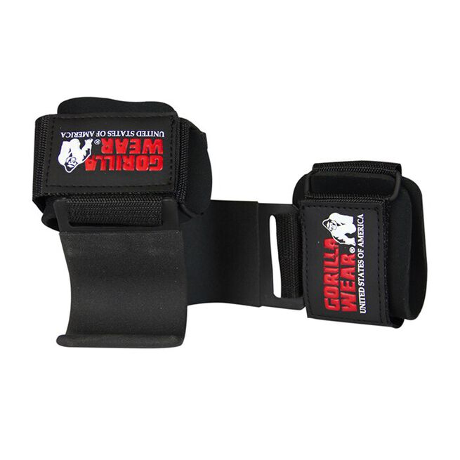 Gorilla Wear Gear Weight Lifting Hooks Svart
