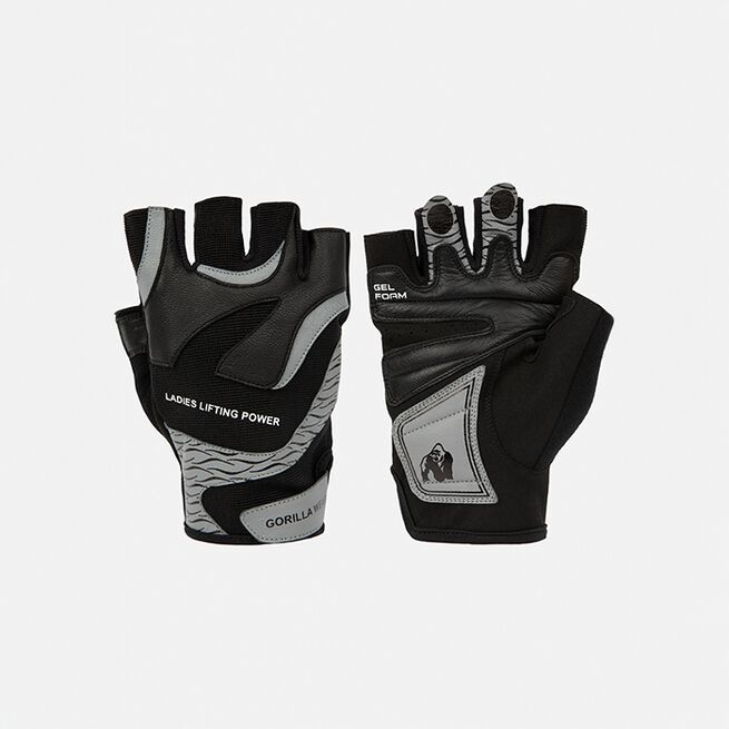 Gorilla Wear Gear Womens Fitness Handskar 2.0 Svart Grå Medium