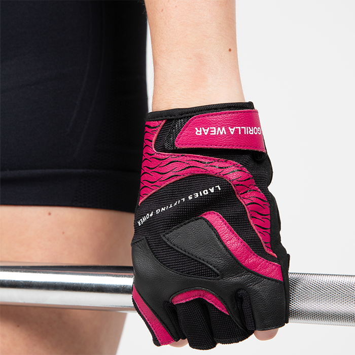 Gorilla Wear Gear Womens Fitness Handskar 2.0 Svart Rosa
