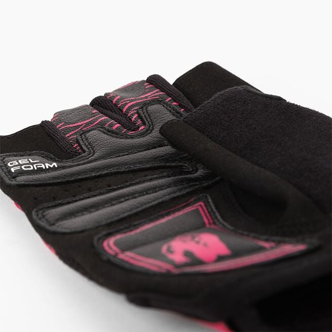 Gorilla Wear Gear Womens Fitness Handskar 2.0 Svart Rosa Small