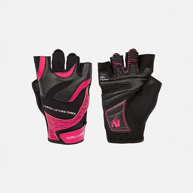 Gorilla Wear Gear Womens Fitness Handskar 2.0 Svart Rosa