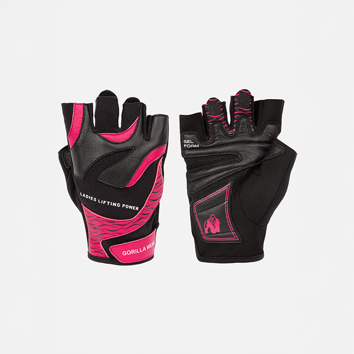 Gorilla Wear Gear Womens Fitness Handskar 2.0 Svart Rosa S