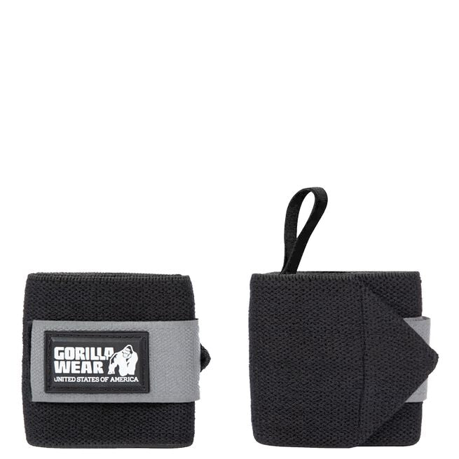 Gorilla Wear Gear Wrist Wraps Basic Svart/Grå