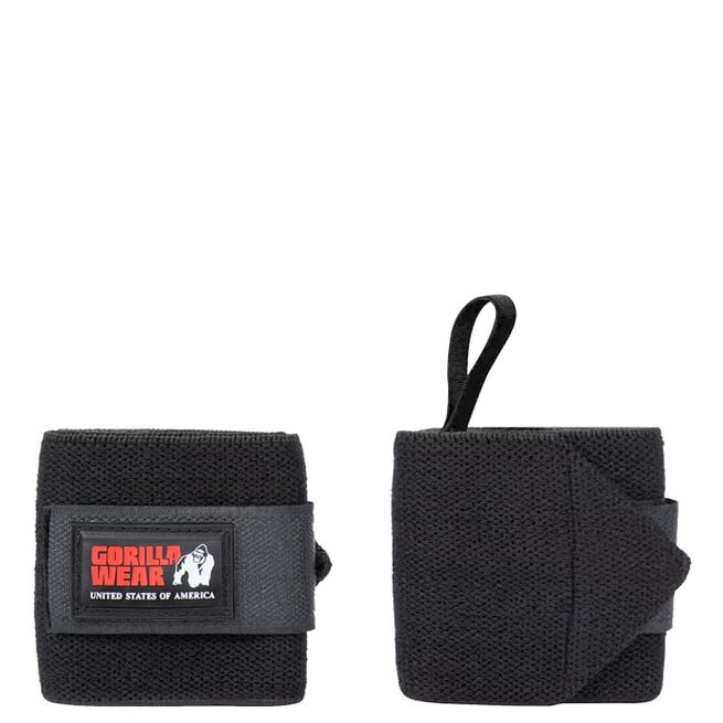 Gorilla Wear Gear Wrist Wraps Basic Svart/Röd