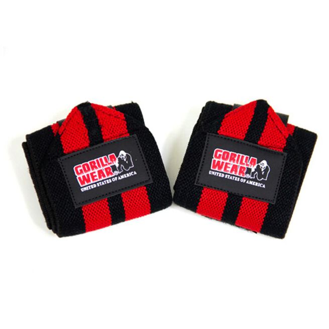 Gorilla Wear Gear Wrist Wraps Pro Svart/Röd