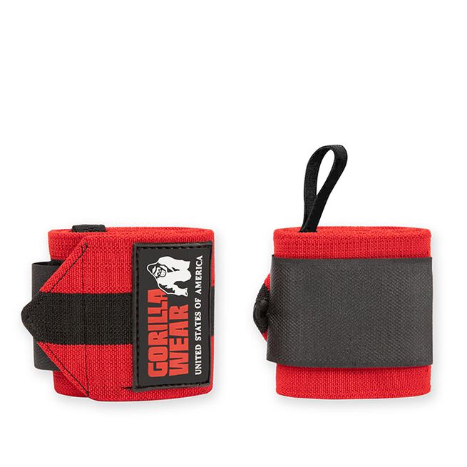 Gorilla Wear Gear Wrist Wraps Ultra Svart/Röd