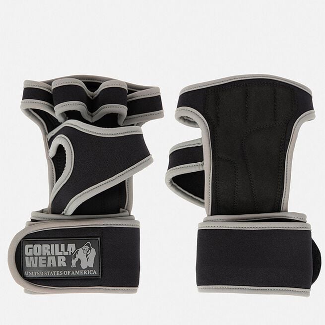 Gorilla Wear Gear Yuma Tyngdlyftningshandskar Svart/Grå