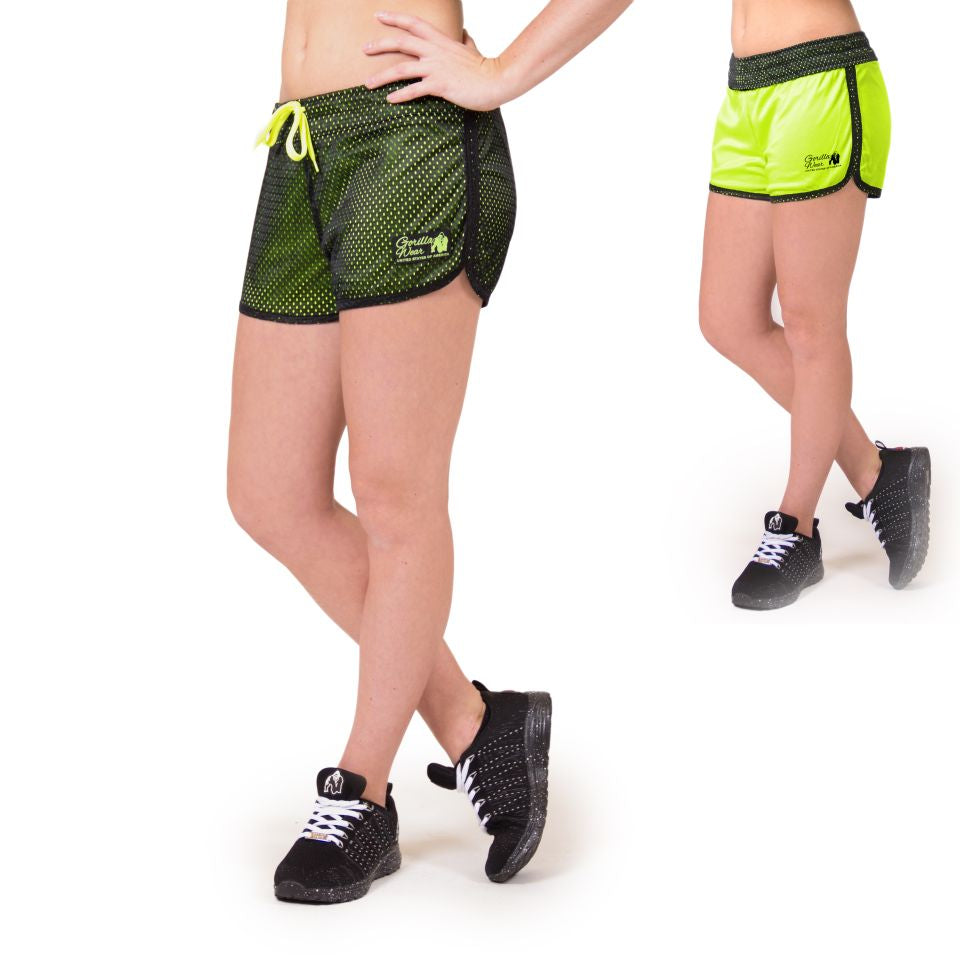 Gorilla Wear Madison Reversible Shorts Black/Neon Lime