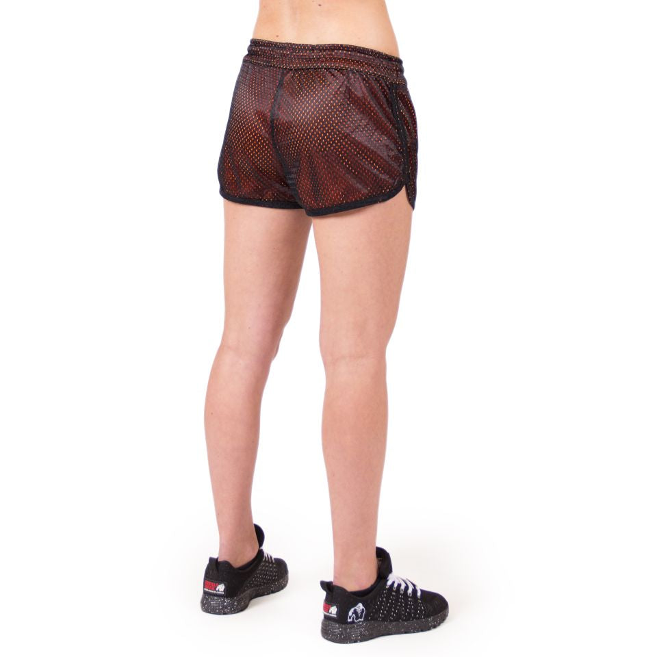 Gorilla Wear Madison Reversible Shorts Black/Neon Orange