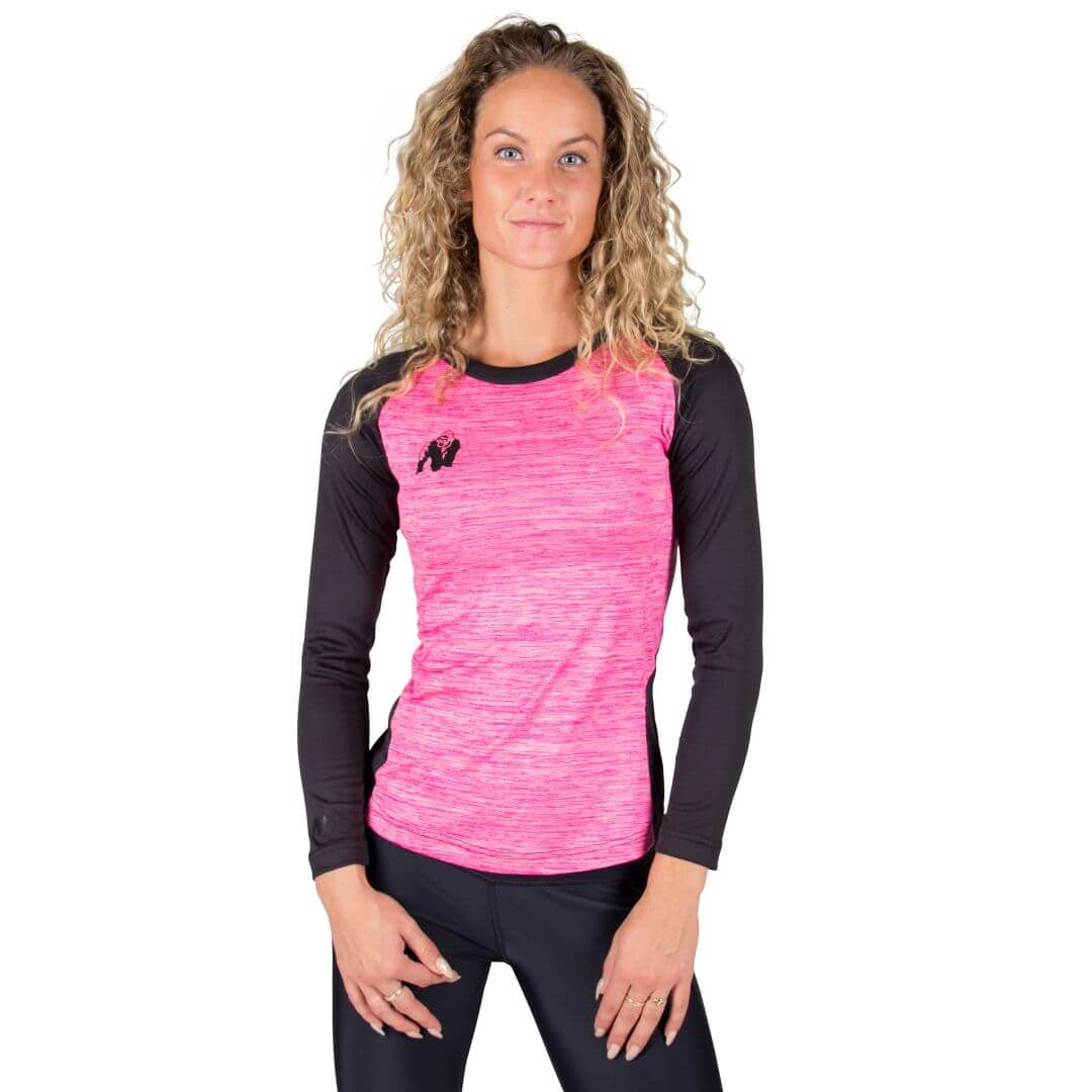 Gorilla Wear Mineola Longsleeve Black/pink