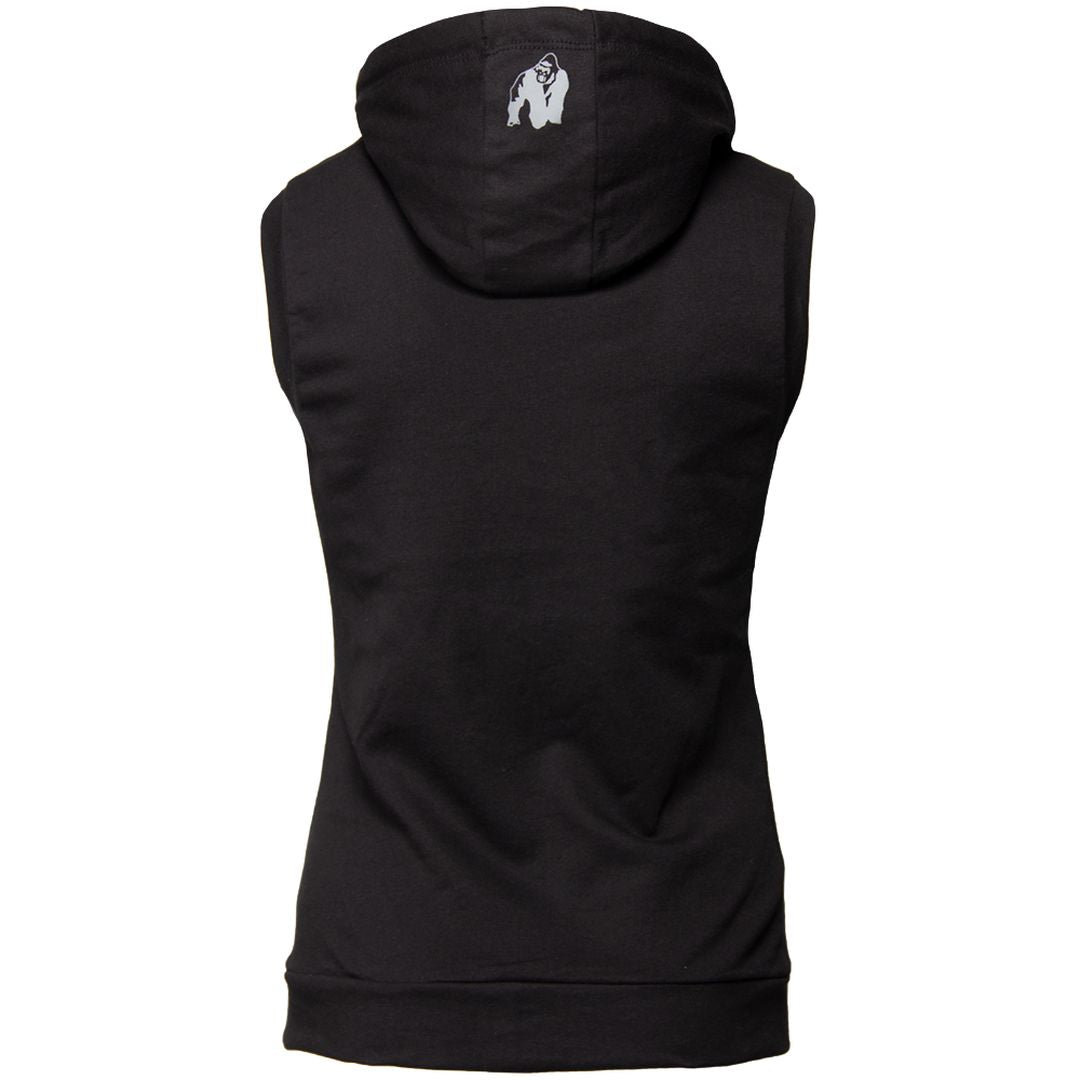 Gorilla Wear Selma Sleeveless Hoodie Black