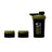 Gorilla Wear Shaker 2 Go Svart/Grön 500 ml + 130 ml x 2