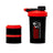 Gorilla Wear Shaker 2 Go Svart/Röd 500 ml + 130 ml x 2