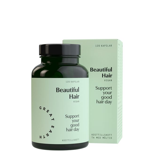 Great Earth Beautiful Hair Kosttillskott 120 kapslar