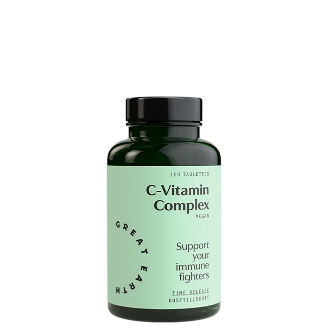 Great Earth C-vitamin Complex Vegansk 120 tabletter