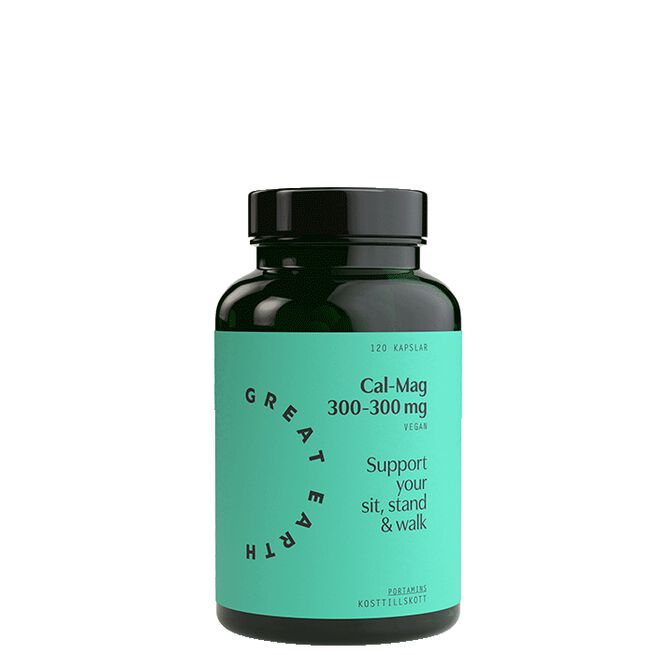 Great Earth Kalcium Magnesium 300/300 mg 120 kapslar