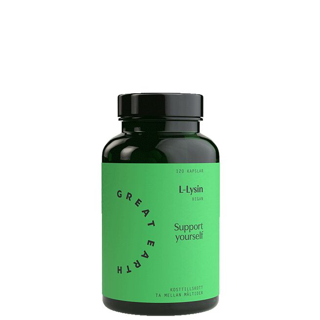 Great Earth L-Lysine 500 mg Aminosyror 120 kapslar