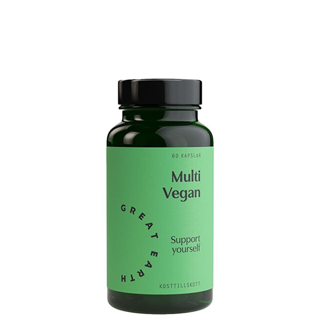 Great Earth Multi Vegan Multivitamin 60 kapslar